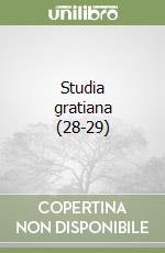 Studia gratiana (28-29) libro