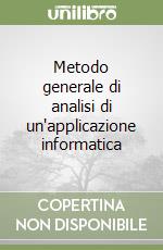 Metodo generale di analisi di un'applicazione informatica