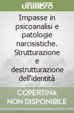 Impasse in psicoanalisi e patologie narcisistiche. Strutturazione e destrutturazione dell'identità libro