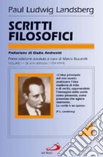 Scritti filosofici. Vol. 1: Gli anni dell'esilio (1934-1944)