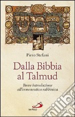 Dalla Bibbia al Talmud. Breve introduzione all'ermeneutica rabbinica libro