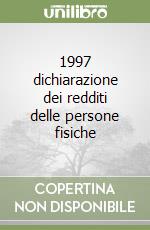 1997 dichiarazione dei redditi delle persone fisiche libro