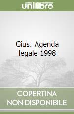 Gius. Agenda legale 1998 libro
