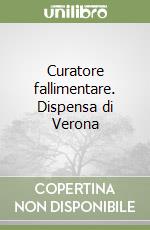 Curatore fallimentare. Dispensa di Verona libro