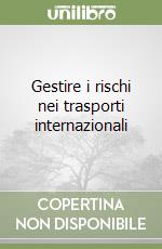 Gestire i rischi nei trasporti internazionali libro