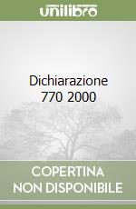 Dichiarazione 770 2000 libro