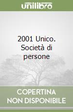 2001 Unico. Società di persone libro