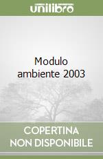 Modulo ambiente 2003 libro