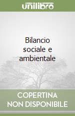 Bilancio sociale e ambientale