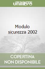 Modulo sicurezza 2002