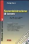 Somministrazione di lavoro. Con CD-ROM libro