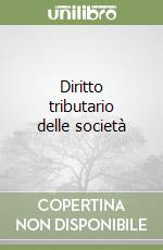 Diritto tributario delle società libro