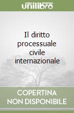 Il diritto processuale civile internazionale libro