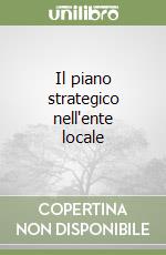 Il piano strategico nell'ente locale