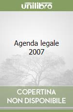Agenda legale 2007 libro
