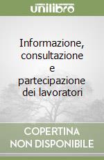 Informazione, consultazione e partecipazione dei lavoratori libro