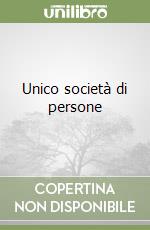 Unico società di persone libro