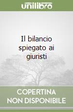 Il bilancio spiegato ai giuristi libro