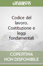 Codice del lavoro. Costituzione e leggi fondamentali libro