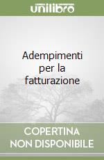 Adempimenti per la fatturazione libro