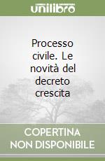 Processo civile. Le novità del decreto crescita libro