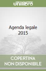 Agenda legale 2015 libro
