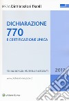 Dichiarazione 770 e certificazione unica libro