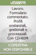 Lavoro. Formulario commentato. Profili sostanziali, gestionali e processuali. Con CD-ROM