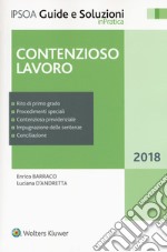 Contenzioso lavoro libro