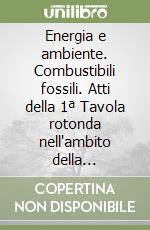 Energia e ambiente. Combustibili fossili. Atti della 1ª Tavola rotonda nell'ambito della Conferenza annuale della ricerca (Roma, 30 novembre-1 dicembre 1998) libro