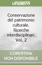 Conservazione del patrimonio culturale. Ricerche interdisciplinari. Vol. 2 libro