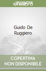 Guido De Ruggiero libro