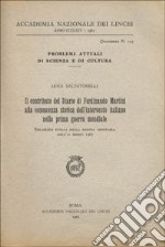 Il contributo del Diario di Ferdinando Martini alla conoscenza storica dell'intervento italiano nella prima guerra mondiale libro