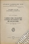 Il contributo del Diario di Ferdinando Martini alla conoscenza storica dell'intervento italiano nella prima guerra mondiale libro