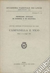 Campanella e Vico libro