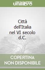 Città dell'Italia nel VI secolo d.C. libro