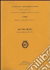 Lectio brevis (anno accademico 2010-2011) libro