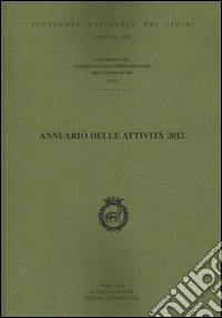 Annuario delle attività 2012 libro