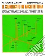 Il significato in architettura libro