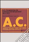 AC: documentos de Actividad Contemporánea (1931-1937) libro