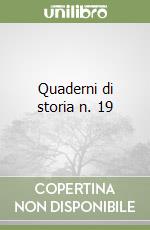 Quaderni di storia n. 19 libro