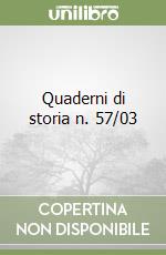 Quaderni di storia n. 57/03 libro