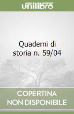 Quaderni di storia n. 59/04 libro