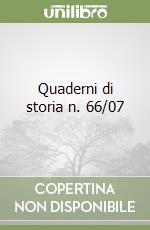 Quaderni di storia n. 66/07 libro