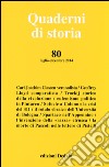 Quaderni di storia (2014). Vol. 80 (luglio/dicembre) libro