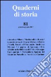 Quaderni di storia (2015). Vol. 81 (gennaio/giugno) libro