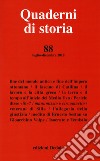 Quaderni di storia (2018). Vol. 88: Luglio-Dicembre libro