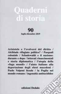 Quaderni di storia (2019). Vol. 90 libro