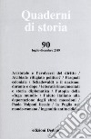 Quaderni di storia (2019). Vol. 90 libro