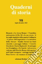 Quaderni di storia (2023). Vol. 98 libro